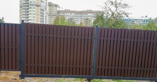 Купить распашные ворота из штакетника Чайковский, цена от 2702 руб.